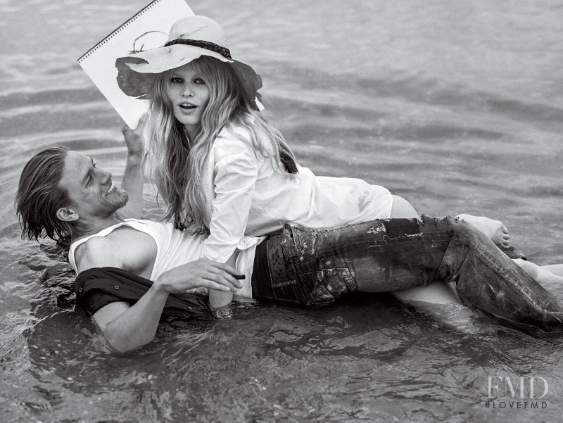 Anna Ewers featured in Paint It Wild, December 2014