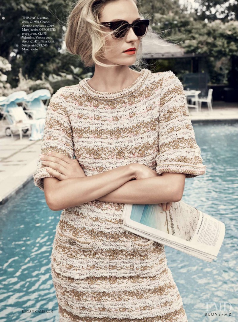Valentina Zelyaeva featured in Grown-up Glamour, January 2015