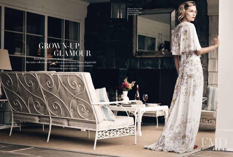 Valentina Zelyaeva featured in Grown-up Glamour, January 2015