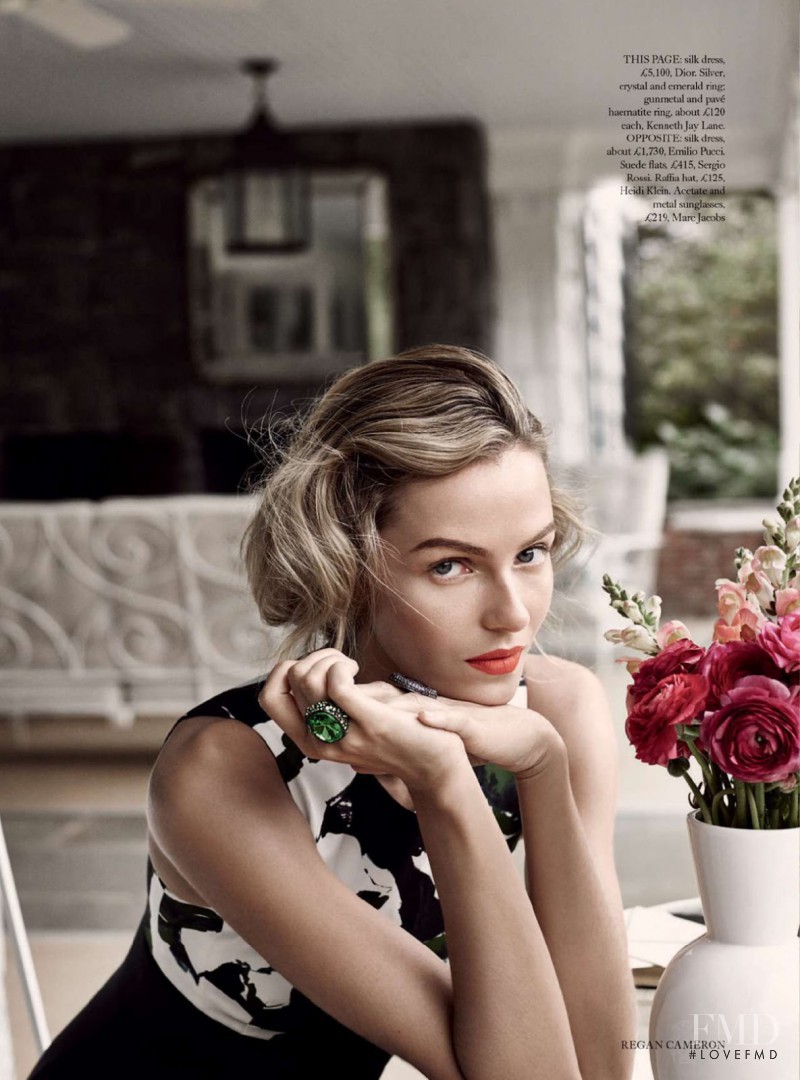 Valentina Zelyaeva featured in Grown-up Glamour, January 2015