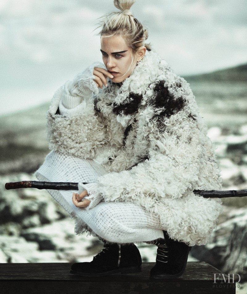 Aymeline Valade featured in The Nature Of Knits, January 2015