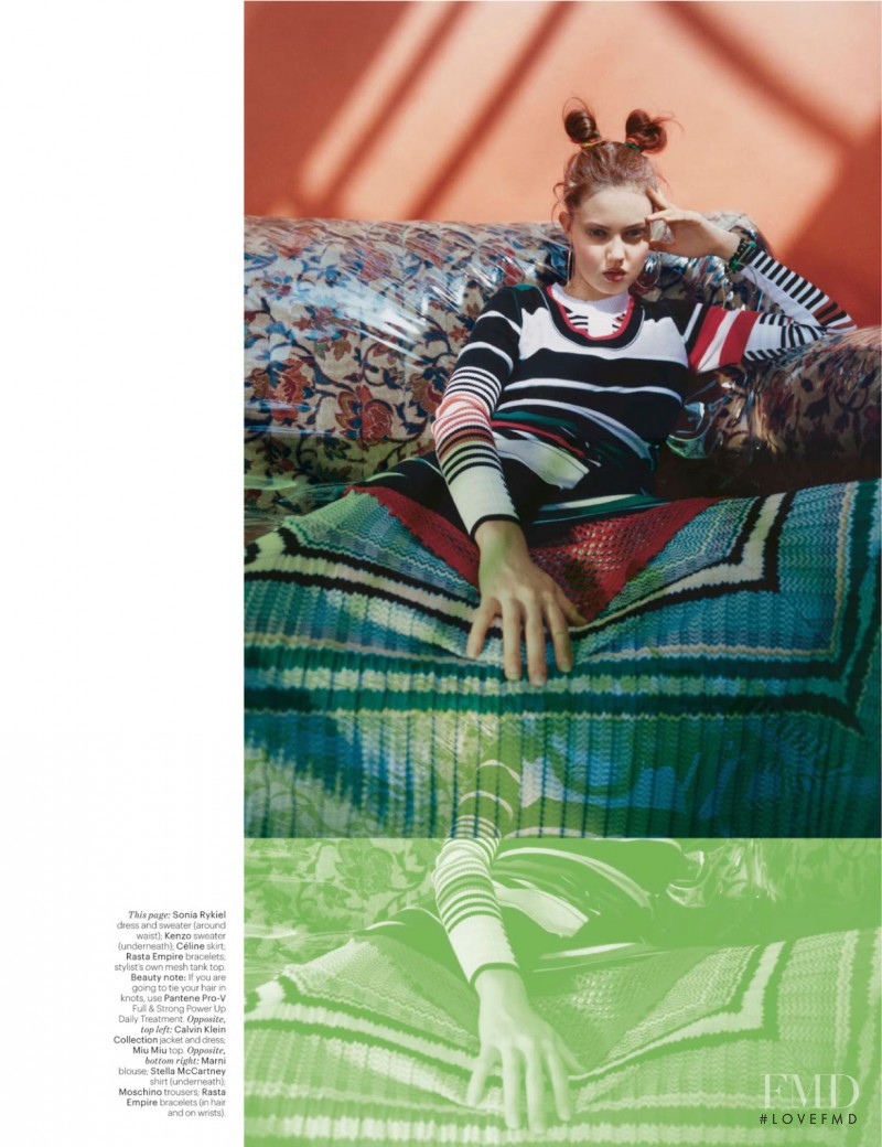 Lindsey Wixson featured in Sweater Girl, December 2014