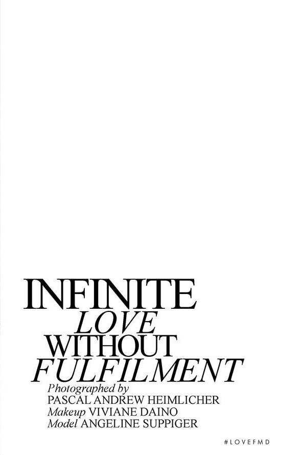 Infinite Love Without Fulfilment, December 2013