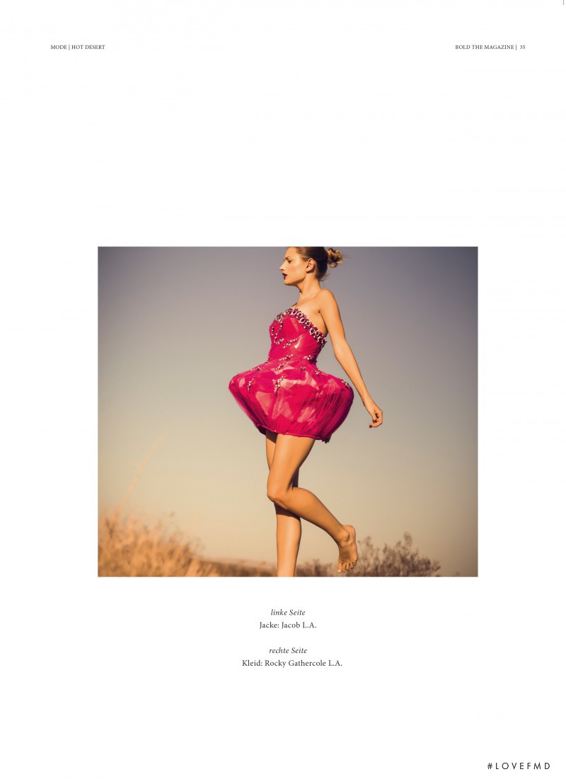 Angeline Suppiger featured in Hot Desert Fashion, October 2014