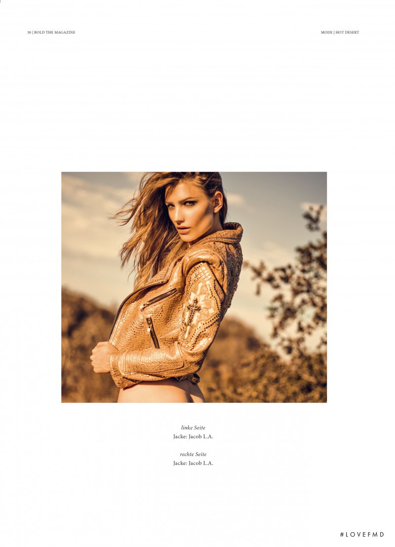 Angeline Suppiger featured in Hot Desert Fashion, October 2014