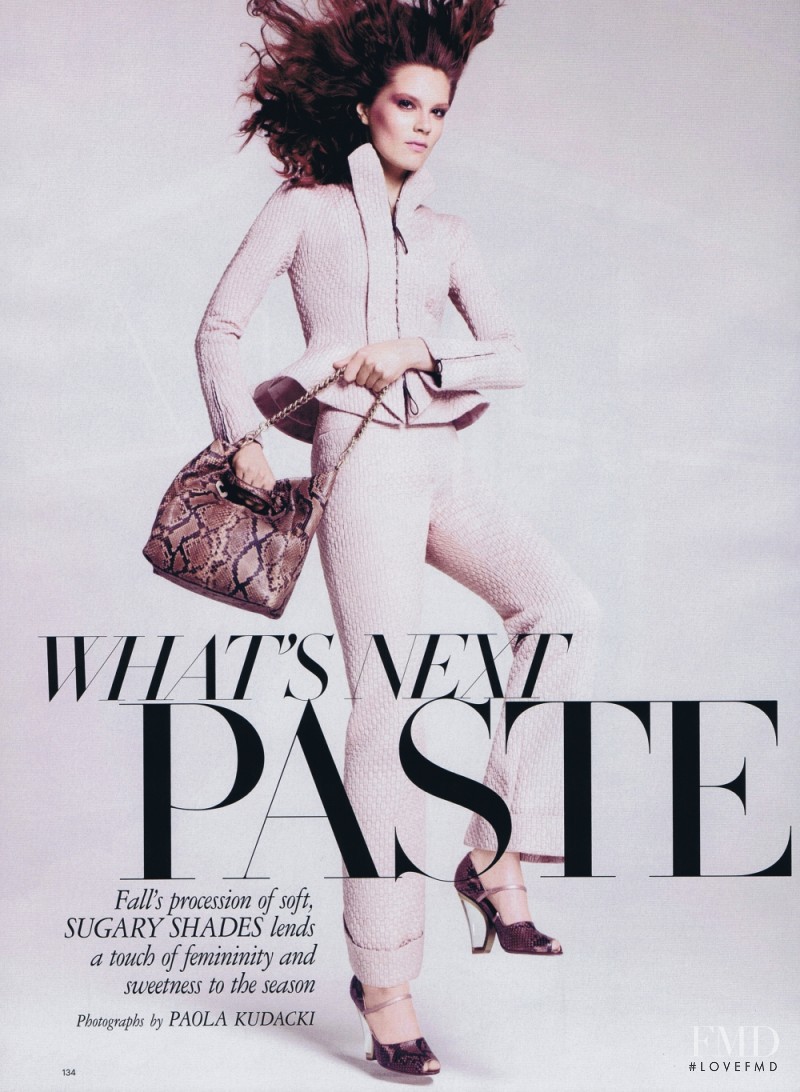 Caroline Brasch Nielsen featured in What\'s Next Pastels, August 2011