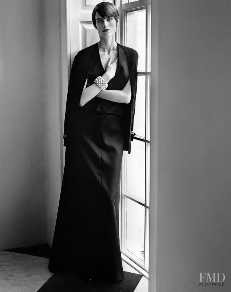 Saskia de Brauw featured in Noblesse Oblige, December 2014
