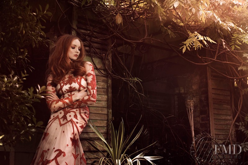 Lily Cole featured in La Fatina In Rosso, December 2014