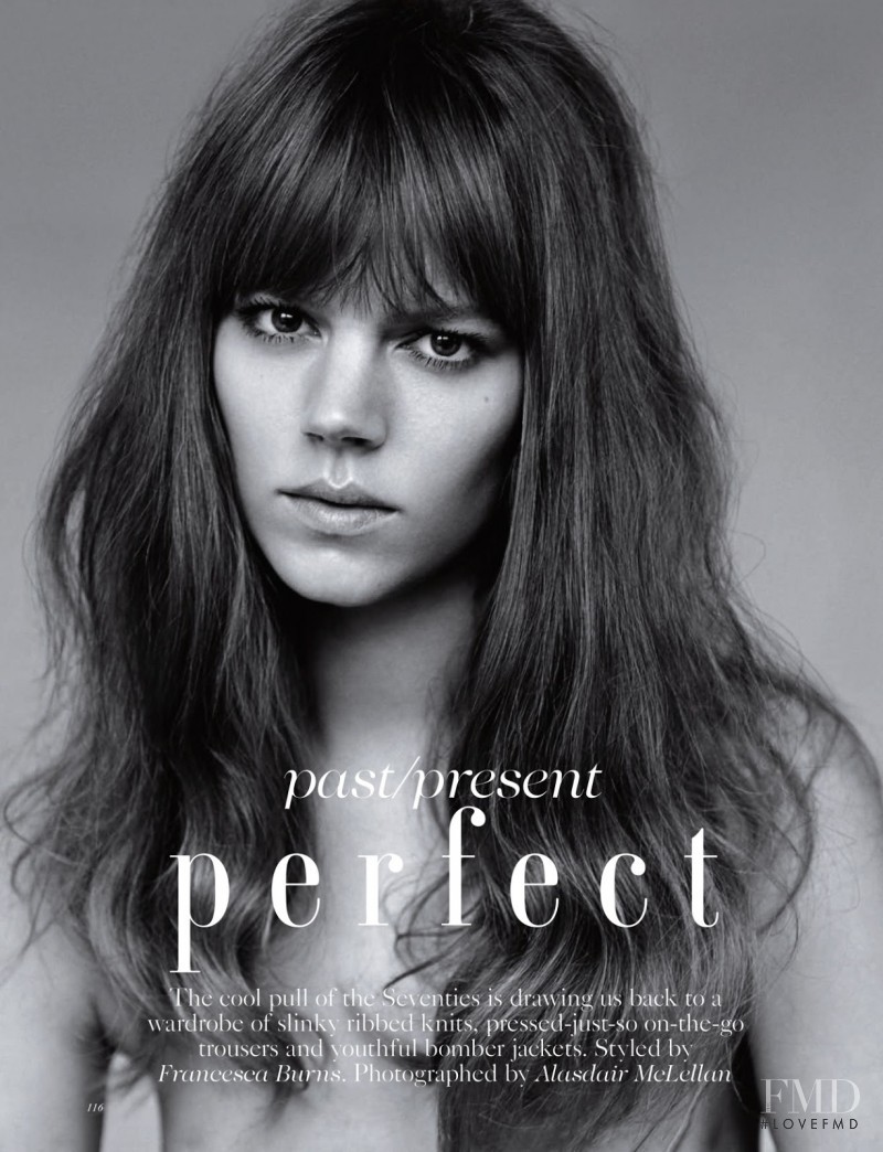 Freja Beha Erichsen featured in Past / Present Perfect, January 2015