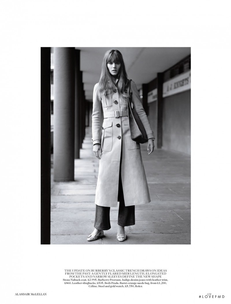 Freja Beha Erichsen featured in Past / Present Perfect, January 2015