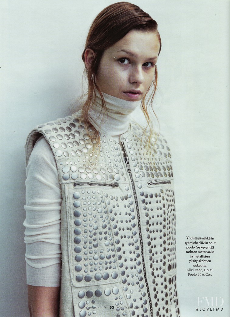 Mariina Keskitalo featured in Tulikin liivi, March 2013