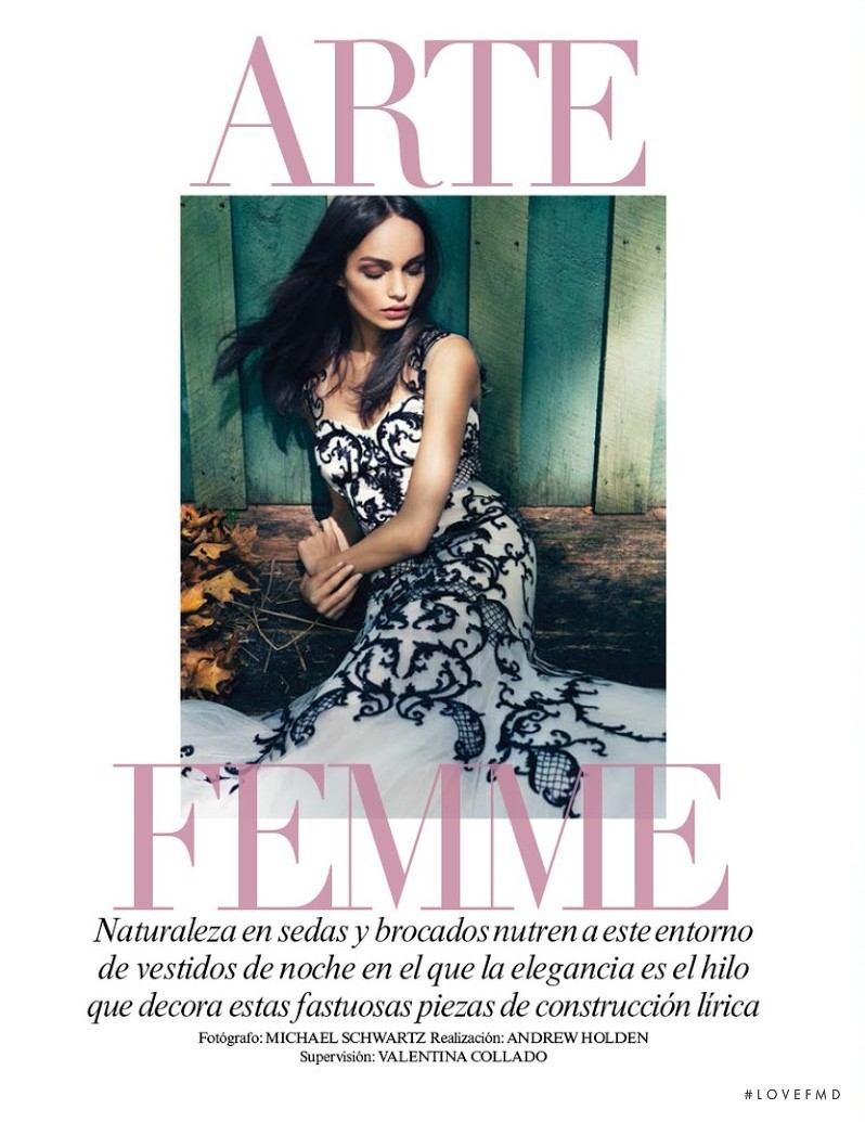 Luma Grothe featured in Arte Femme, December 2014