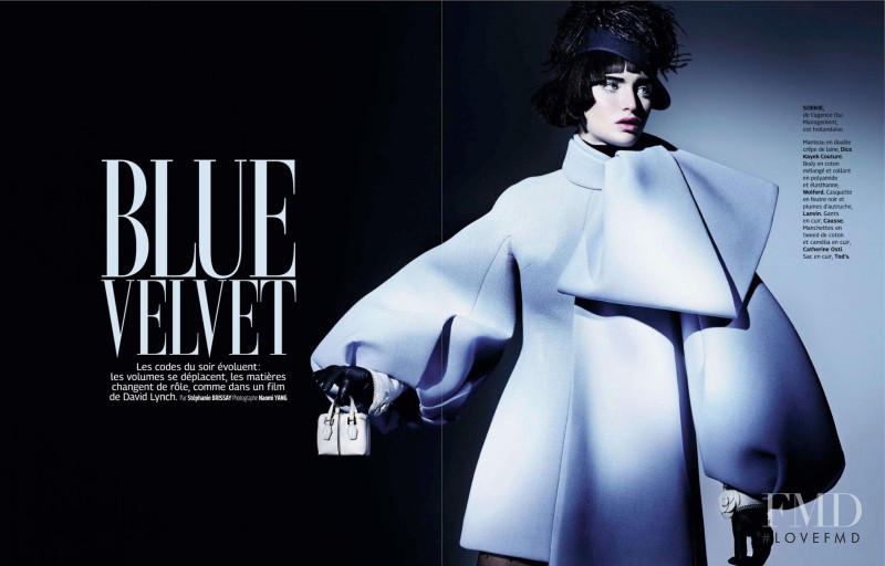 Soekie Gravenhorst featured in Blue Velvet, December 2014