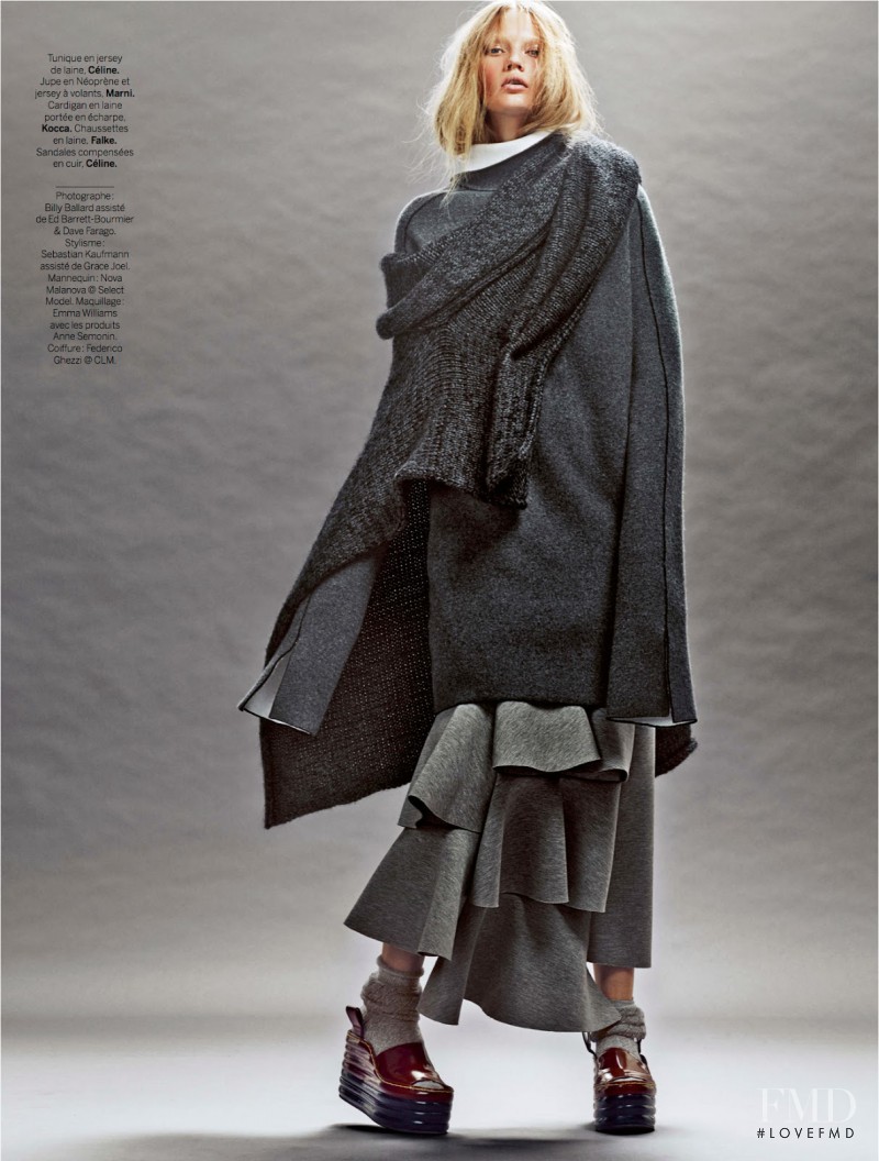 Ksenia Malanova featured in En Remettre Une Couche, December 2014