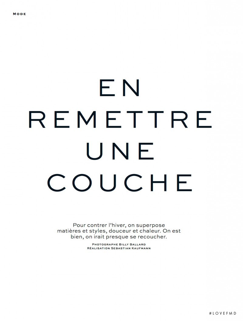 En Remettre Une Couche, December 2014