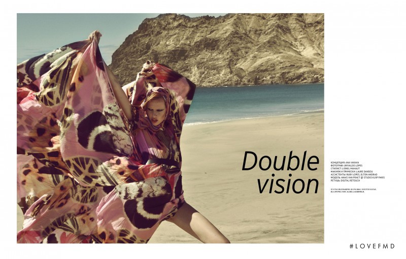 Anais van Praet featured in Double Vision, July 2011