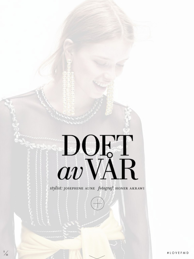 Julia Hafstrom featured in Doft av Var, January 2015