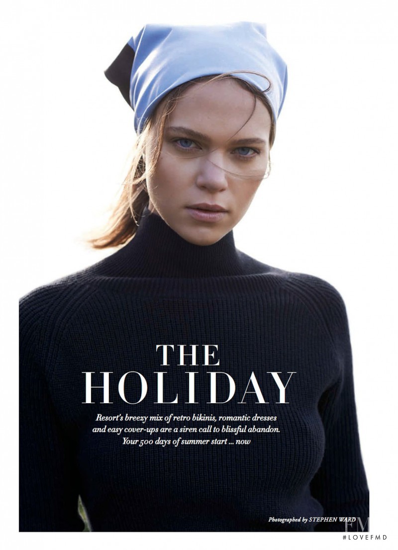 Claire Collins featured in The Holiday, January 2015