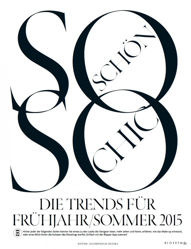 So Schön So Chic Die Trends Für Frühjahr/sommer 2015, January 2015
