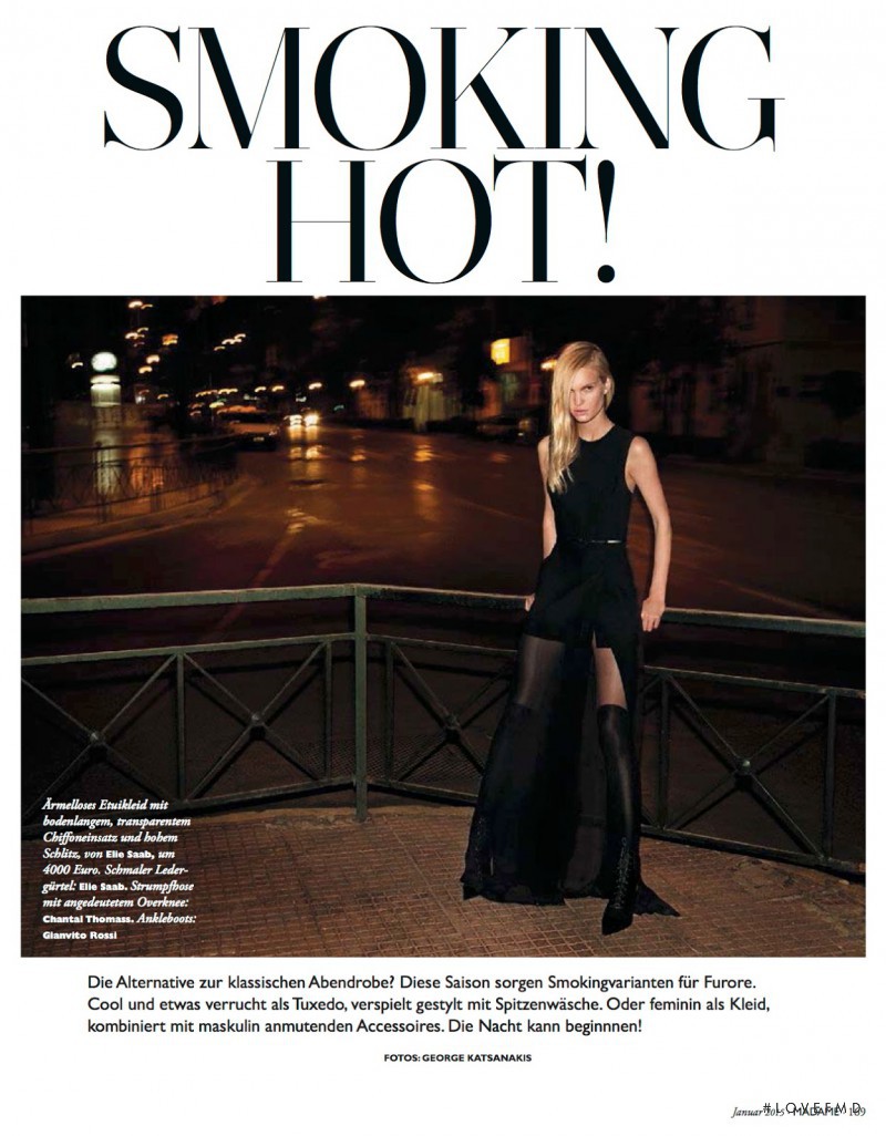 Nicola Haffmans featured in Smoking Hot, January 2015