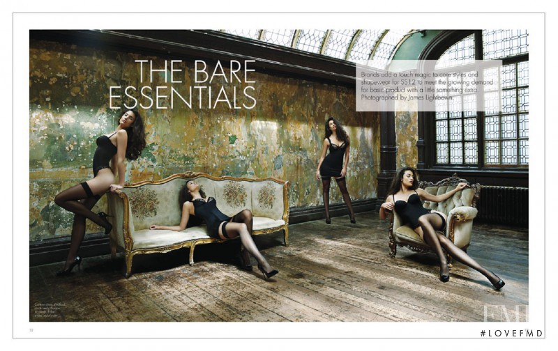 Lauren Mellor featured in The Bare Essentials, August 2011