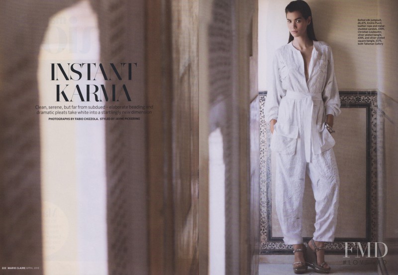 Sheila Marquez featured in Instant Karma, April 2013