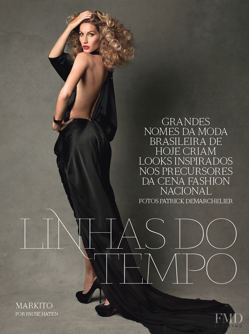 Gisele Bundchen featured in Linhas do Tempo, July 2011