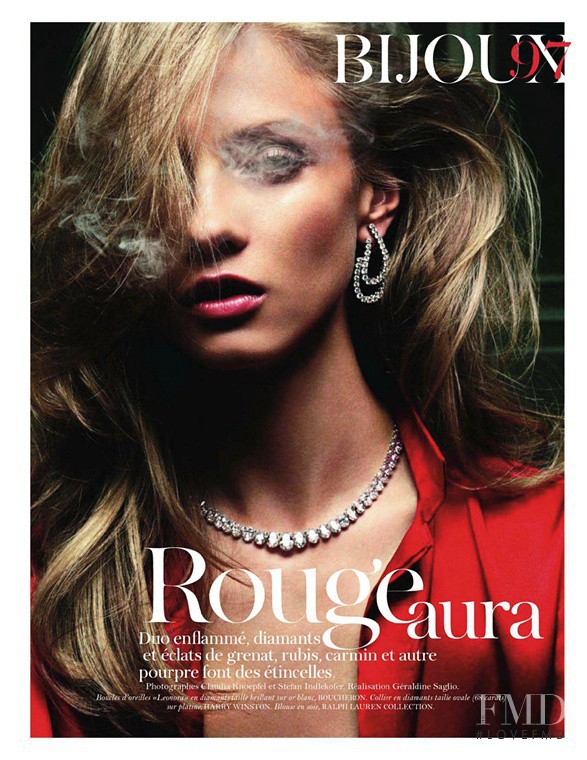 Anna Selezneva featured in Rouge Aura, August 2011