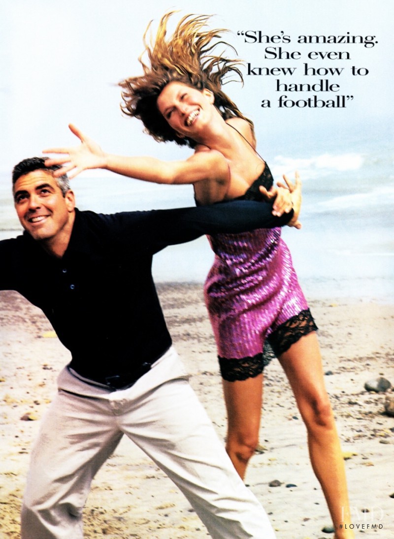 Gisele Bundchen featured in Catch Him if You Can, June 2000
