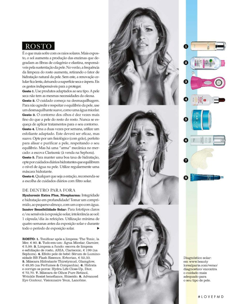 Gisele Bundchen featured in Viva Brasil, July 2014