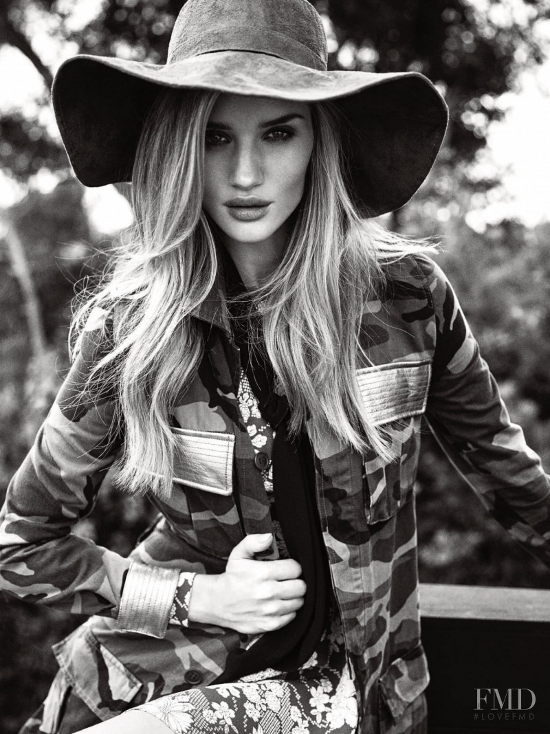 Rosie Huntington-Whiteley featured in New Pieces, February 2015