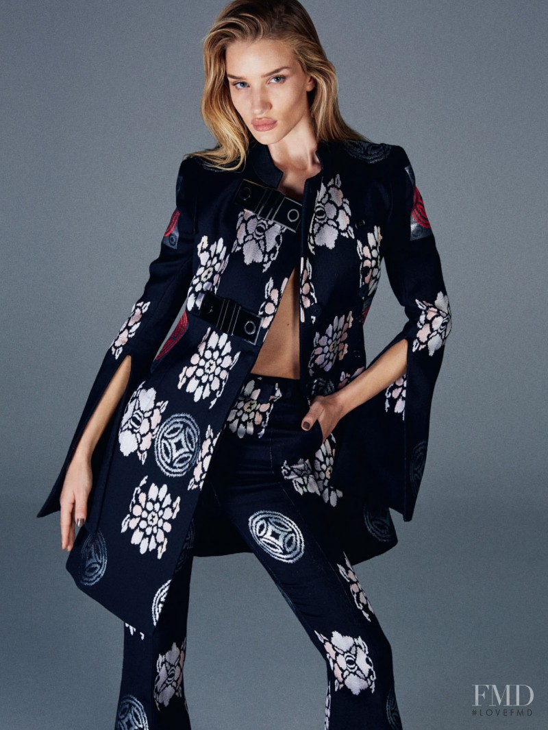 Rosie Huntington-Whiteley featured in New Pieces, February 2015