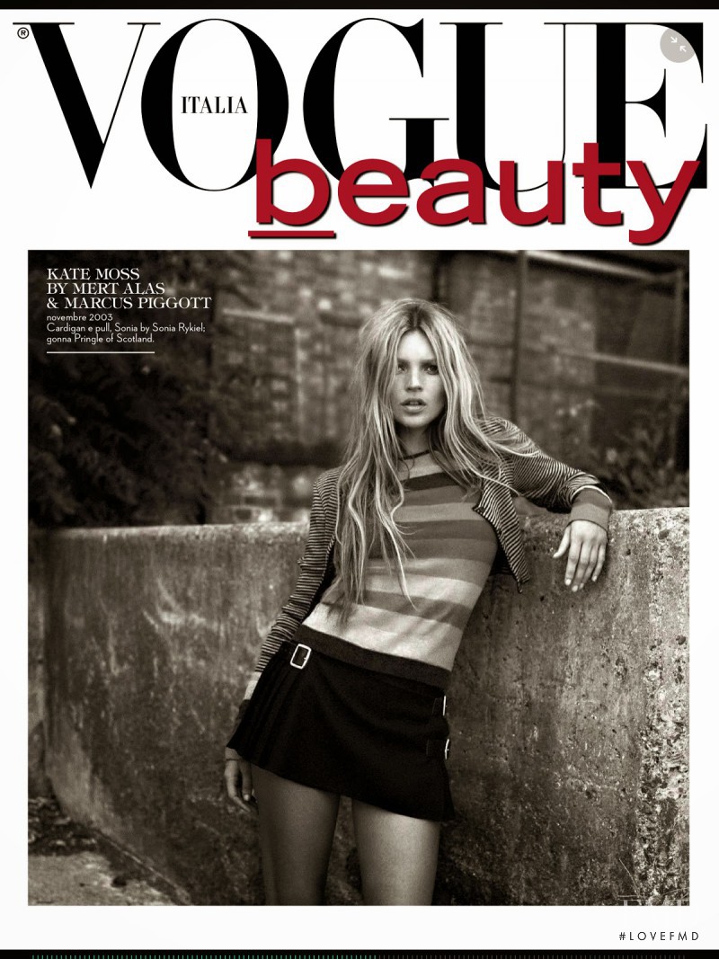 Kate Moss featured in Beauty Portfolio, September 2014