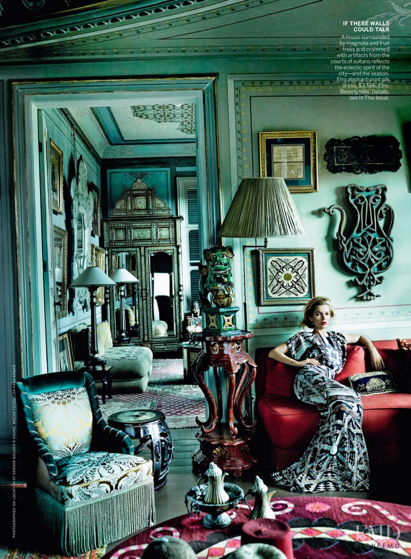 Kate Moss featured in The Silk Road, December 2013