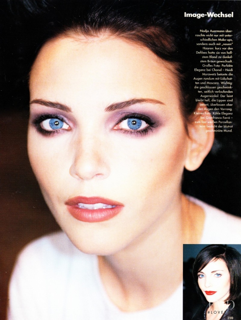 Nadja Auermann featured in Image - Wechsel, February 1996