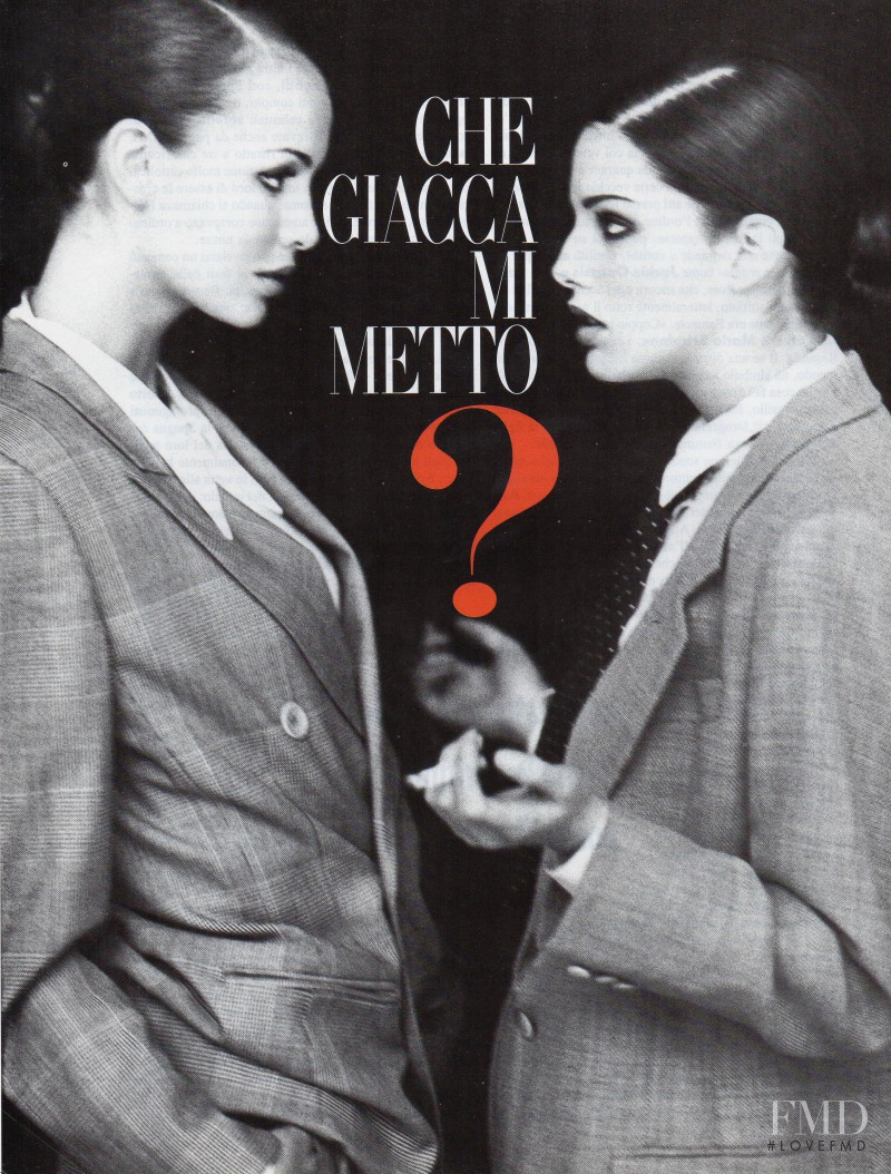 Meghan Douglas featured in Che Giacca Mi Metto, February 1993