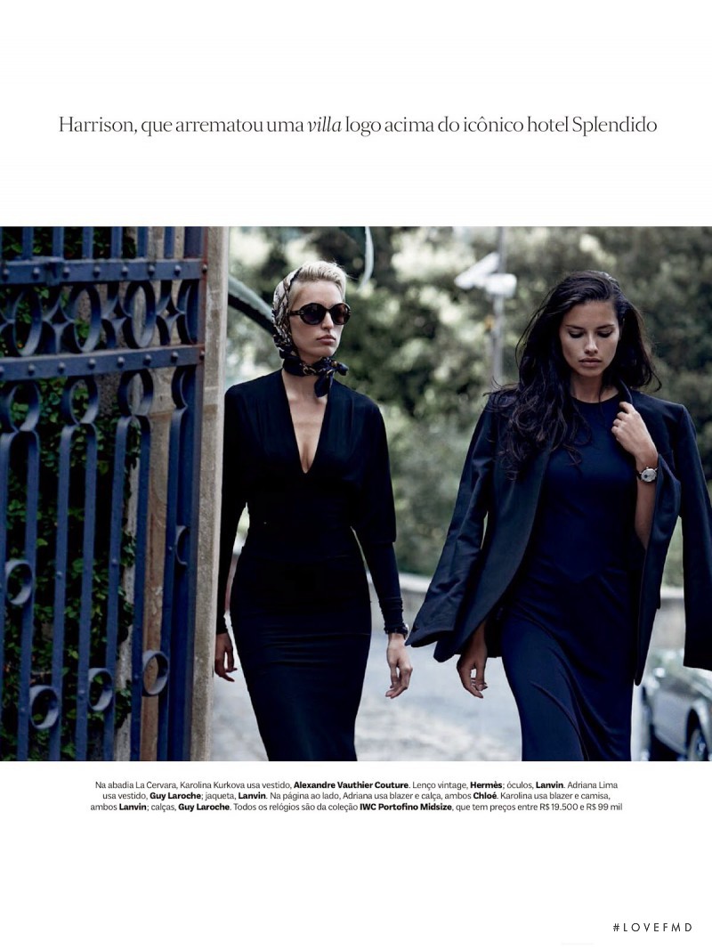 Adriana Lima featured in Dolce Vita, November 2014