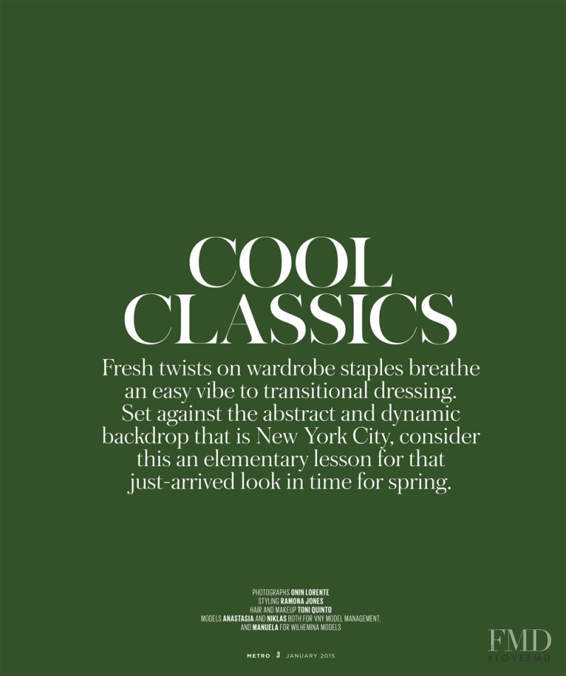 Cool Classics, January 2015