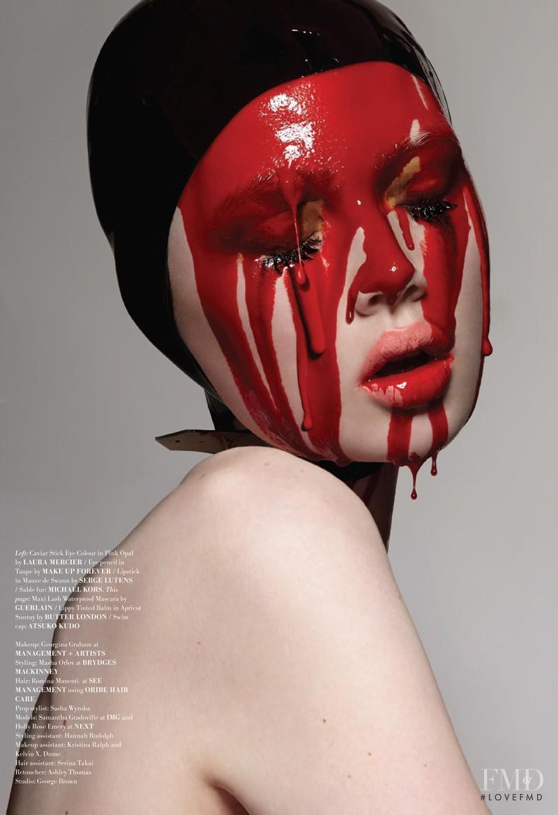 Holly Rose Emery featured in Mask Layer, September 2014