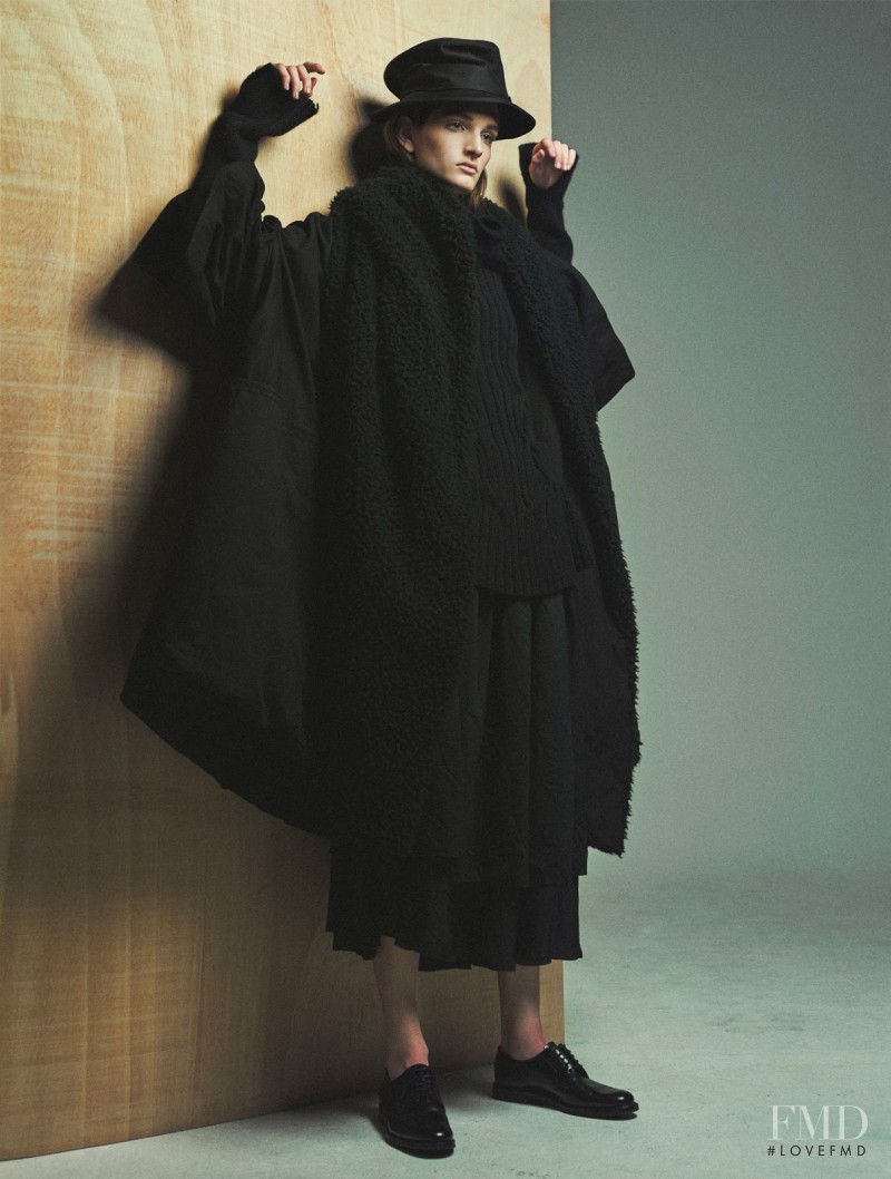 Carly Moore featured in Lessons In Winter Outerwear, December 2014