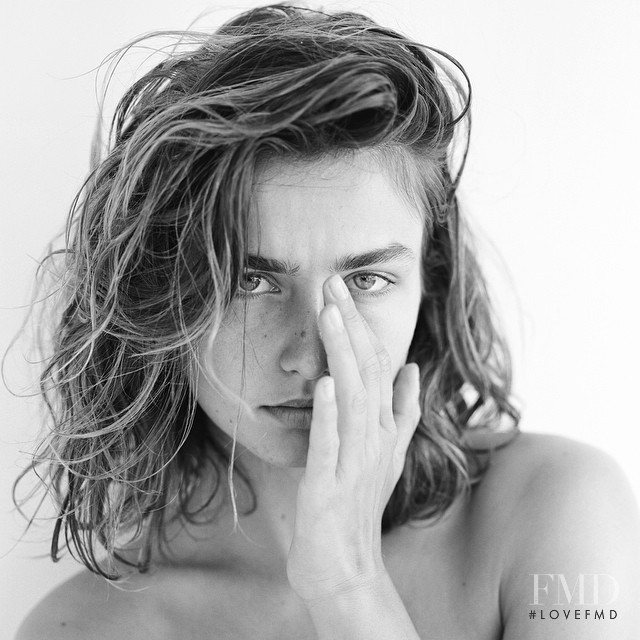 Andreea Diaconu featured in Newcomer, December 2014