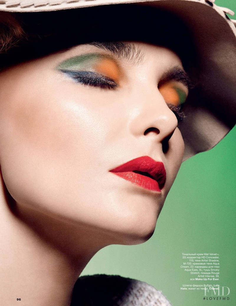 Snejana Onopka featured in Beauty, February 2015