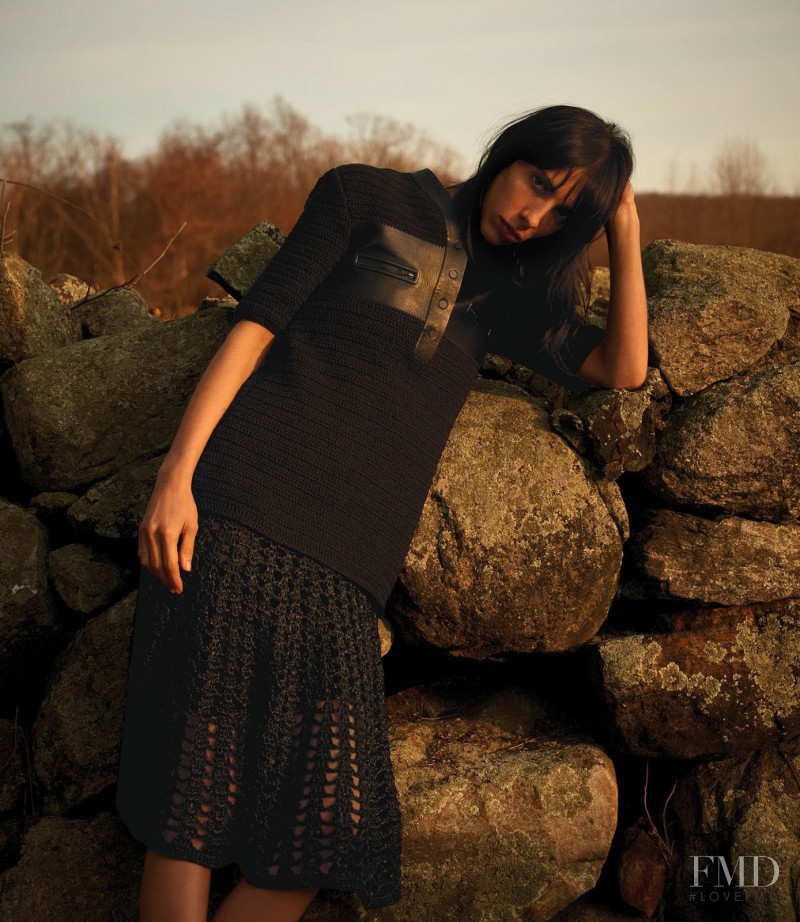 Jamie Bochert featured in Warming Trend Spring Knits, February 2015