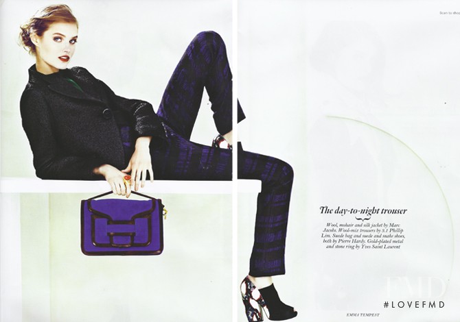 Katie Fogarty featured in The age of elegance, September 2012