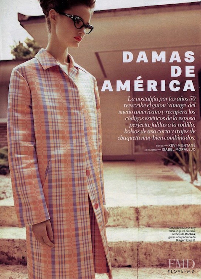 Katie Fogarty featured in Damas De América, June 2012