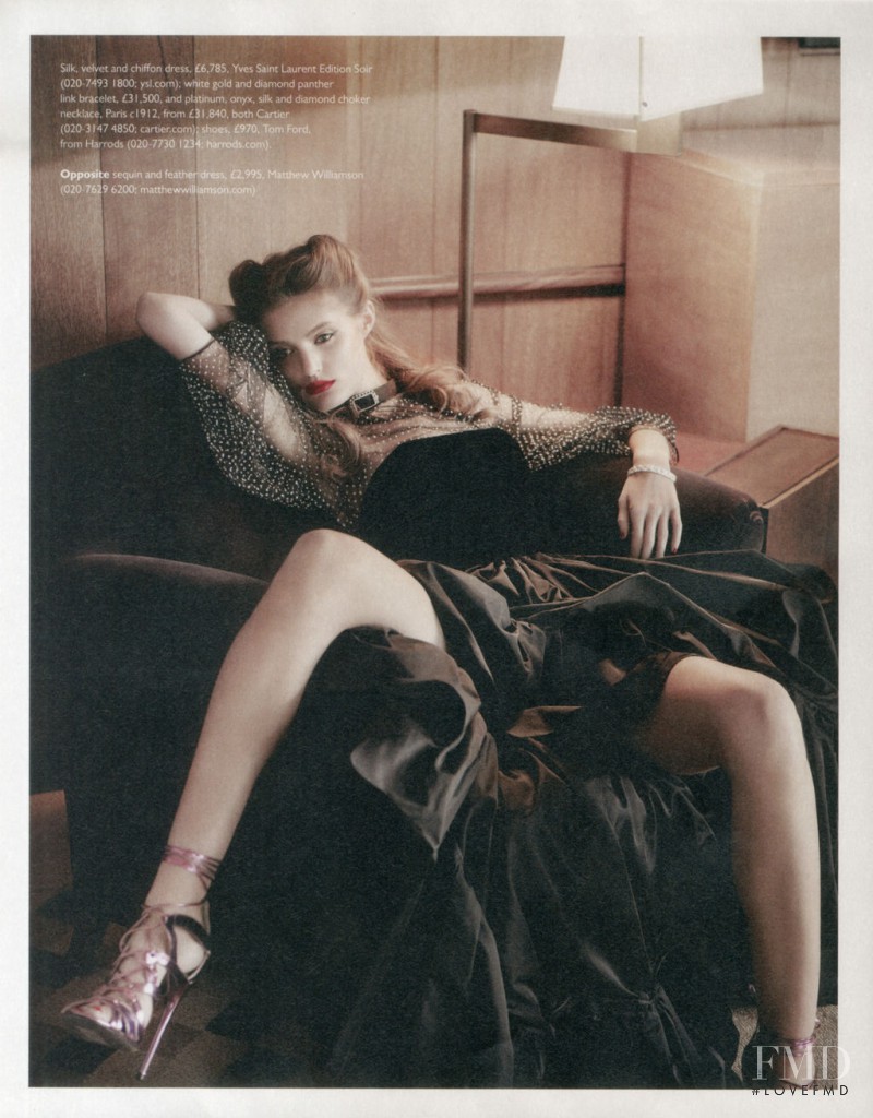 Katie Fogarty featured in Prêt-à-pizzazz, November 2011