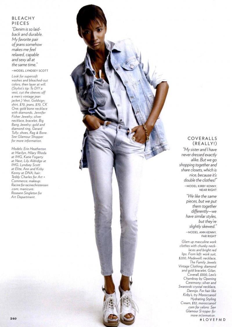 Lyndsey Scott featured in Not Your Same Old Jeans, May 2011