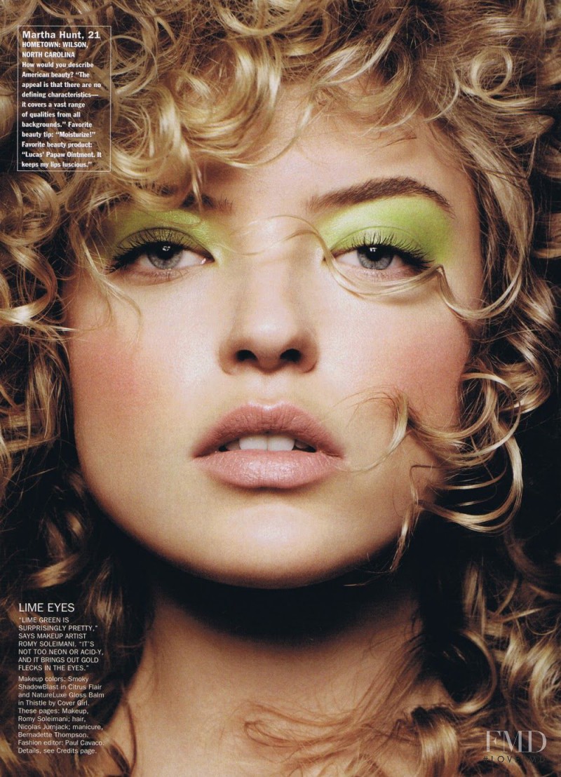 Martha Hunt featured in Spring Fling, March 2011
