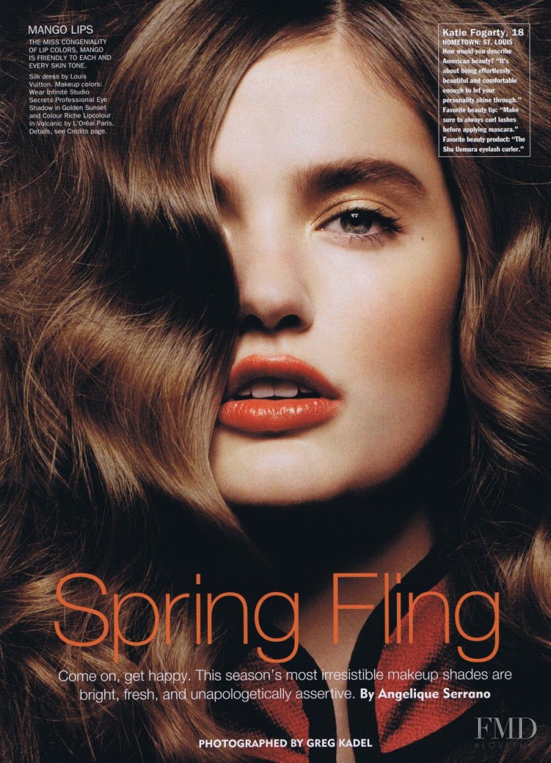 Katie Fogarty featured in Spring Fling, March 2011