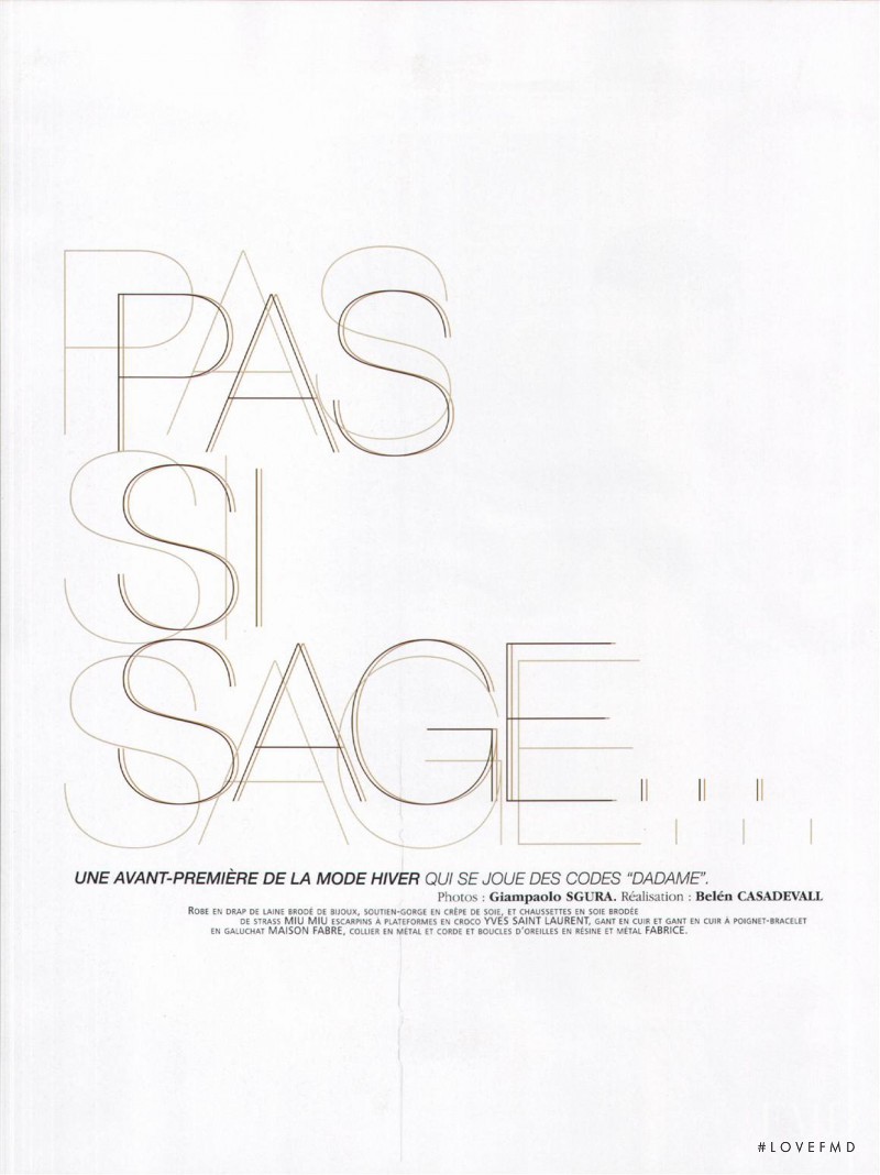 Pas Si Sage, June 2009